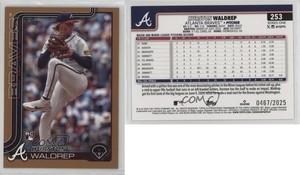 2025 Topps Series 1 Gold /2025 Hurston Waldrep #253 Rookie RC
