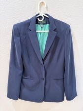 Lauren Ralph Lauren Navy Blue Single Button Blazer Size 8