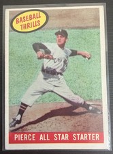 Billy Pierce. 1959 Topps. “All Star Starter!” #466