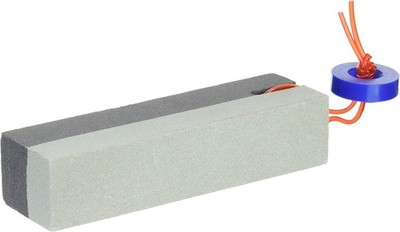 Close offer ( Konyo ) Sonne Auf Doppelseitige Sichel Wetzstein Grau - 16 x 4 X