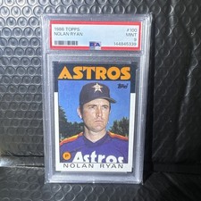 1986 Topps #100 Nolan Ryan PSA 9 HOF