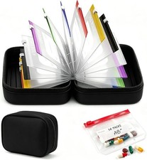 Pill Pouch Set Waterproof Travel Pill Organizer 14 Pouches for Medication