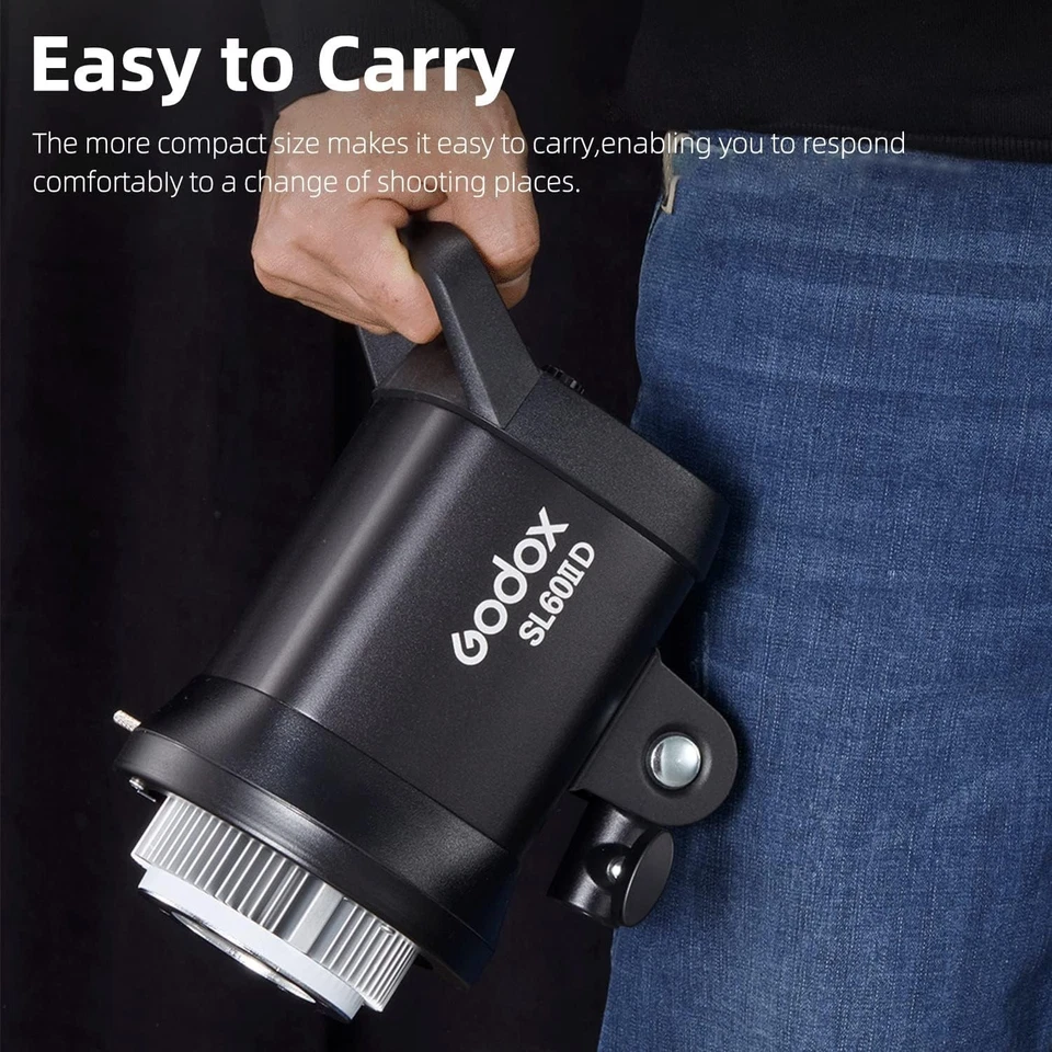 Godox SL60IID 70W LED Continuous Video Light, Bowens Mount 18600Lux@5600K@1m, CR - Image 4 of 4