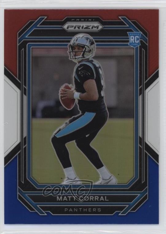 2022 Panini Prizm Rookies Red White & Blue Prizm Matt Corral #304 t4l