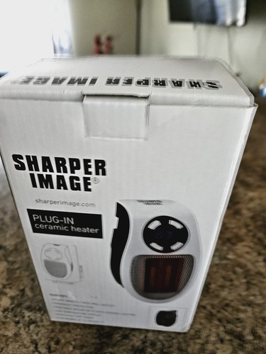 New Sharper Image Plug In Personal Ceramic Space Heater - Picture 7 of 9