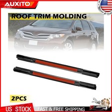 2pc Roof Drip Molding Trim Leftright 75556-0t020 75555-0t020 For Toyota Venza N