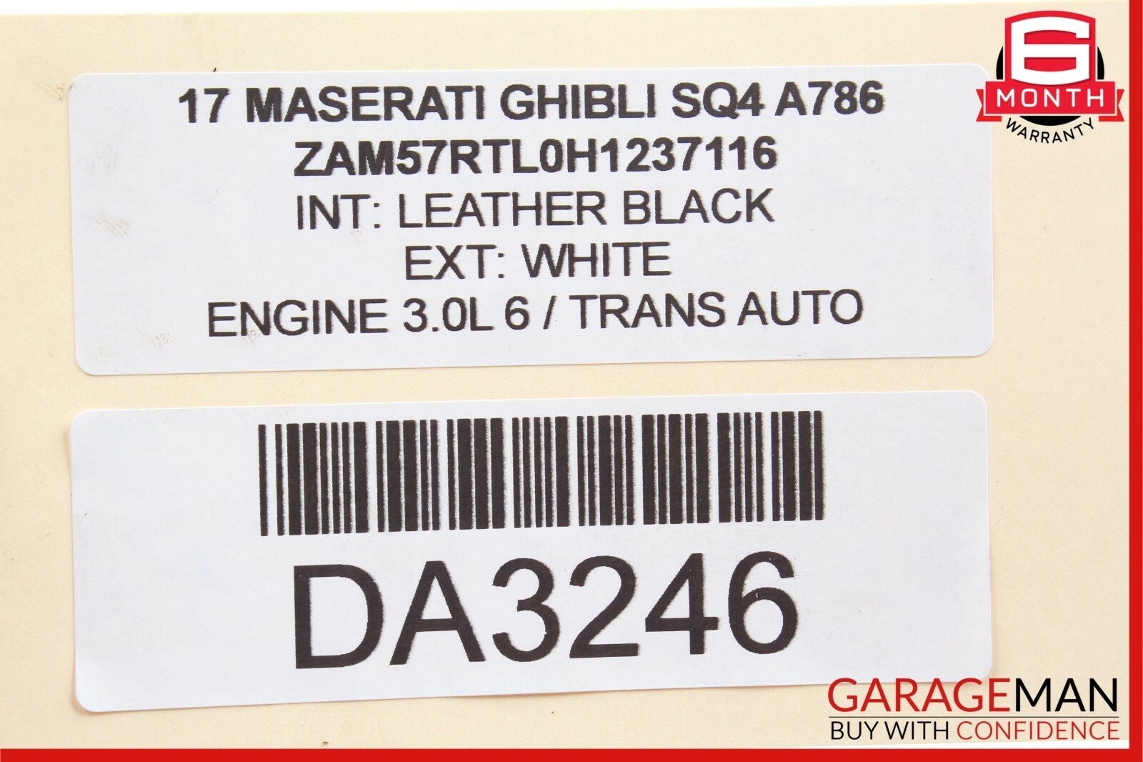 Maserati Ghibli 2014-2017 REAR+RIGHT Coil spring