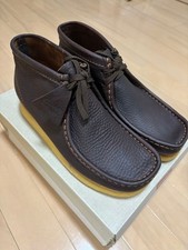 Clarks Originals Brown Leather Men's Shoes 27cm New with Box