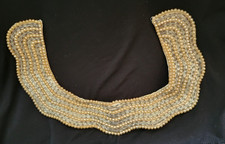 Vintage Faux Pearl Beaded Collar, Made in Japan,