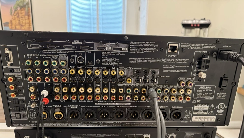 Pré-amplificador controlador Integra DTC-9.8 AV com THX Dolby True HD DTS-HDMI - Imagem 4 de 4