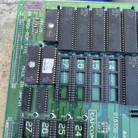 Original Parts Lot Street Fighter 2 Capcom ARCADE Video GAME PCB BOARD Of35