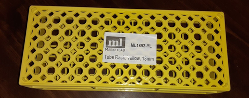 MARKETLAB (90 position ) 13 mm test tube rack /YELLOW /NWT | eBay