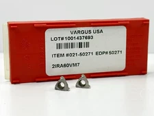 VARGUS 2IR A60 New Carbide Inserts 50271 Grade VM7 2pcs