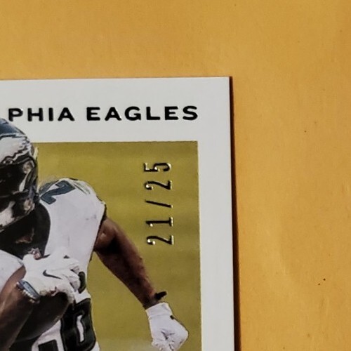 2020 Panini Chronicles Black /25 Miles Sanders #76 SSP 2nd Year - Picture 2 of 4