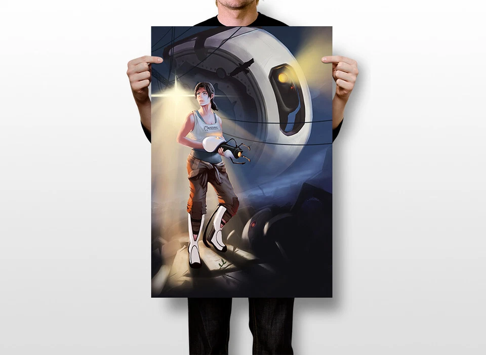 Portal 2 Hot Juego Impresión de Seda Caliente Nueva Pintura Arte de Pared Decoración del Hogar - PÓSTER 20x30 Foto 2 de 4