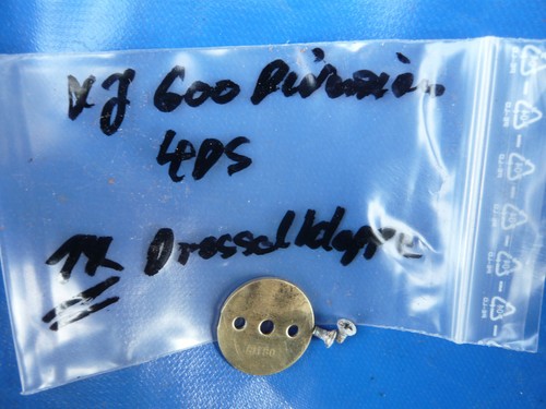 Yamaha XJ 600 Diversion Vergaser Typ 4DS 1x Drosselklappe Klappe Valve Carbs