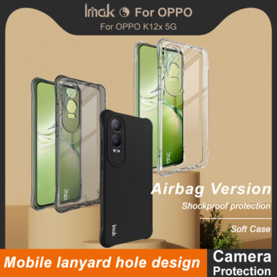 IMAK For OnePlus Nord CE4 Lite, Shockproof Airbag Sandy Matte Soft Case Cover