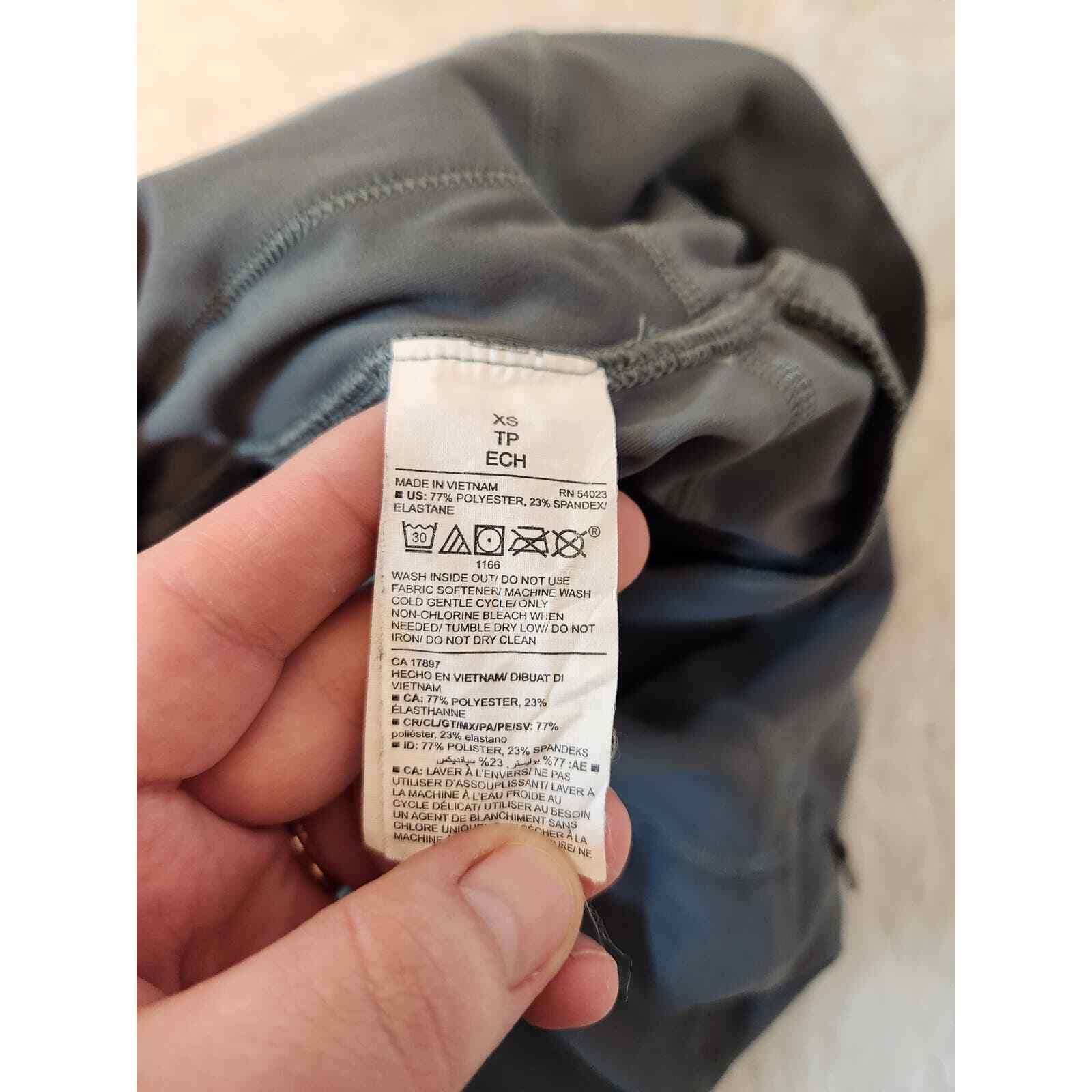 Old Navy Active Womens Gray Solid Stretch High Ri… - image 4