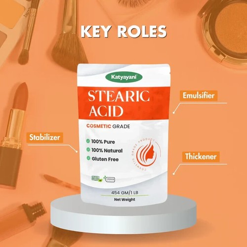 Stearic Acid 454g (1 lb) – Premium Grade for Soap, Candle Making, Cosmetics & - Picture 2 of 4