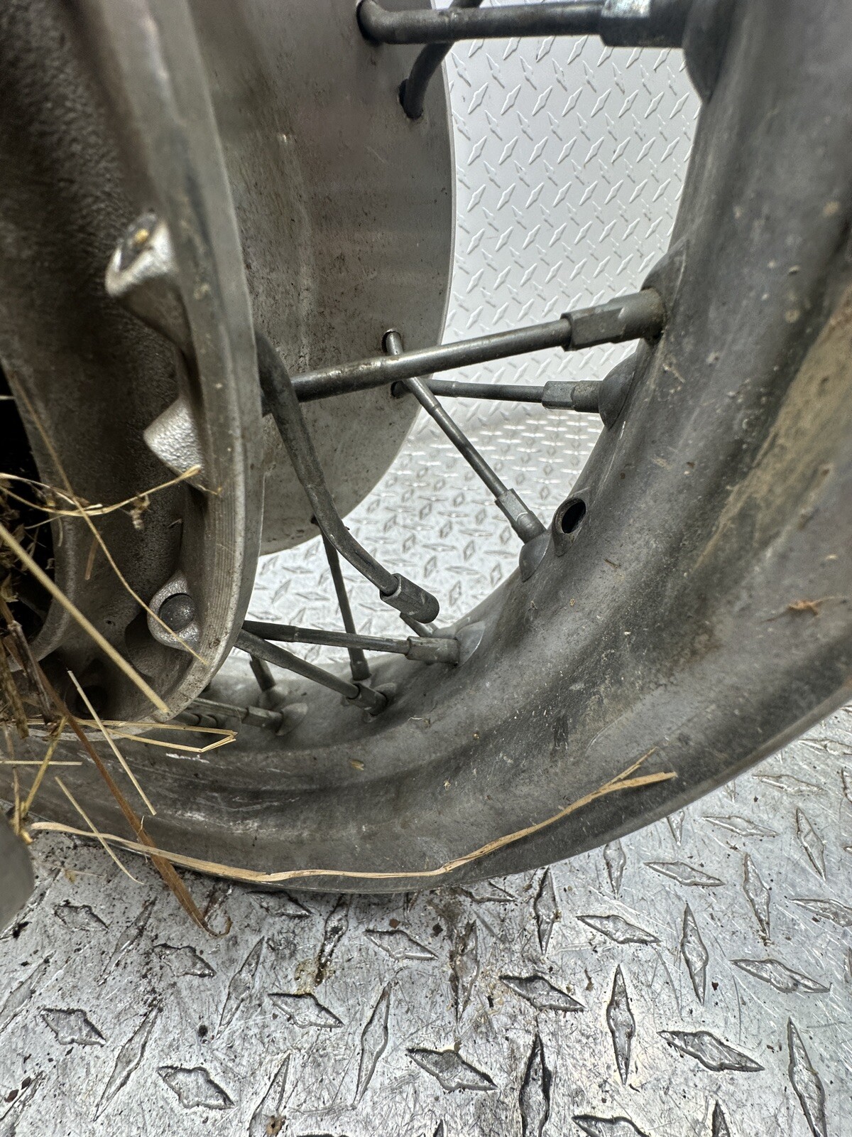 96-08 Kawasaki Vulcan Classic VN1500 rear wheel rim tire rotor 1WD-F6121-01-00