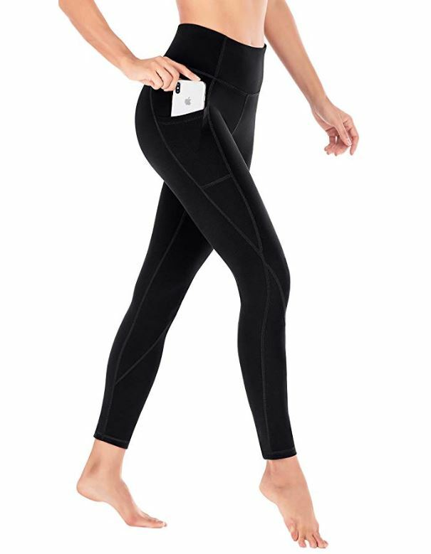 USA * Yoga Pants Pockets Sport Fitness Athletic High Waist Workout Leggings *-image