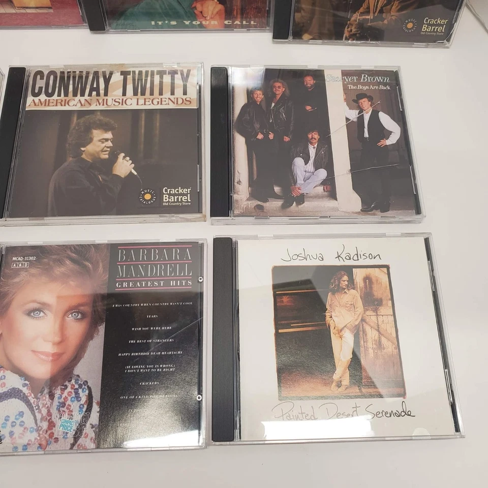 Country Music CD Lot Of 10 George Strait Reba Conway Twitty Garth Brooks & More Foto 3 de 4
