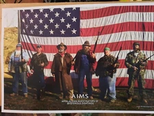 Original Mountain Monsters American Flag A.I.M.S Team Photograph LG 12" x 18" 