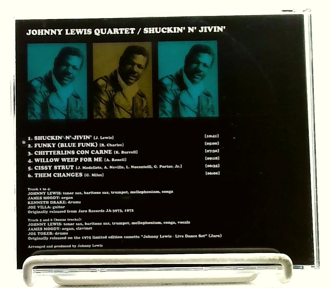 Shuckin' 'N Jivin' [CD/OBI] Johnny Lewis Quartet/JAPAN/Jazz-Funk
