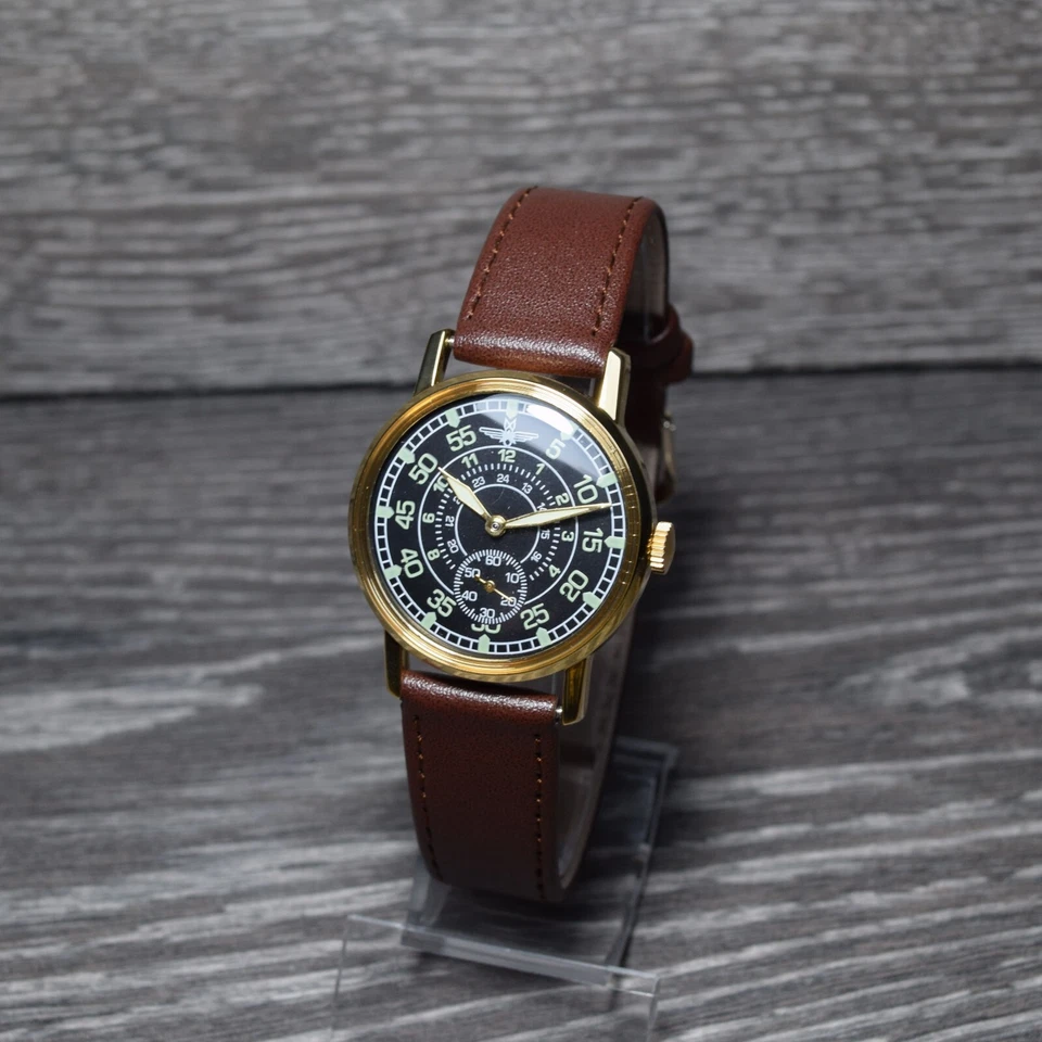 Vintage Watch Pobeda Yuri Gagarin WristWatch Sturmanskie Soviet Mechanical USSR - Image 3 of 4