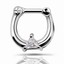 thumbnail 13 - Choose Your Size 316L Stainless Steel Septum Clicker Nose Ear Ring Body Piercing