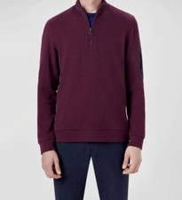 Bugatchi 1/4 Zip Pullover Size Small New With...