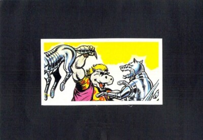 Y6810 TMNT Ninja Turtles card #9 Hippy Hippos vs Wolves