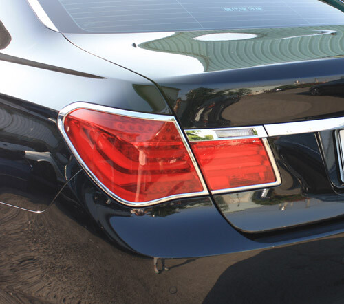 Cubierta de bisel de luz trasera cromada para BMW Serie 7 F01 09-15 - Imagen 2 de 3