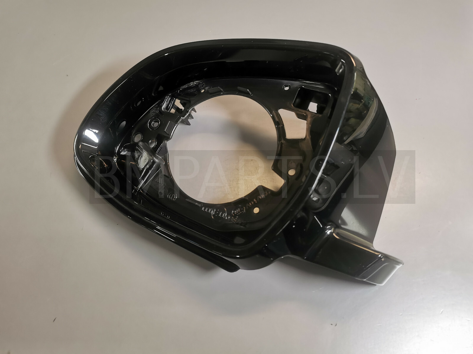 BMW Genuine Left NS Door Wing Mirror Supporting Ring Black 