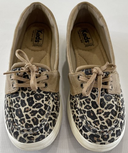 keds leopard slip on