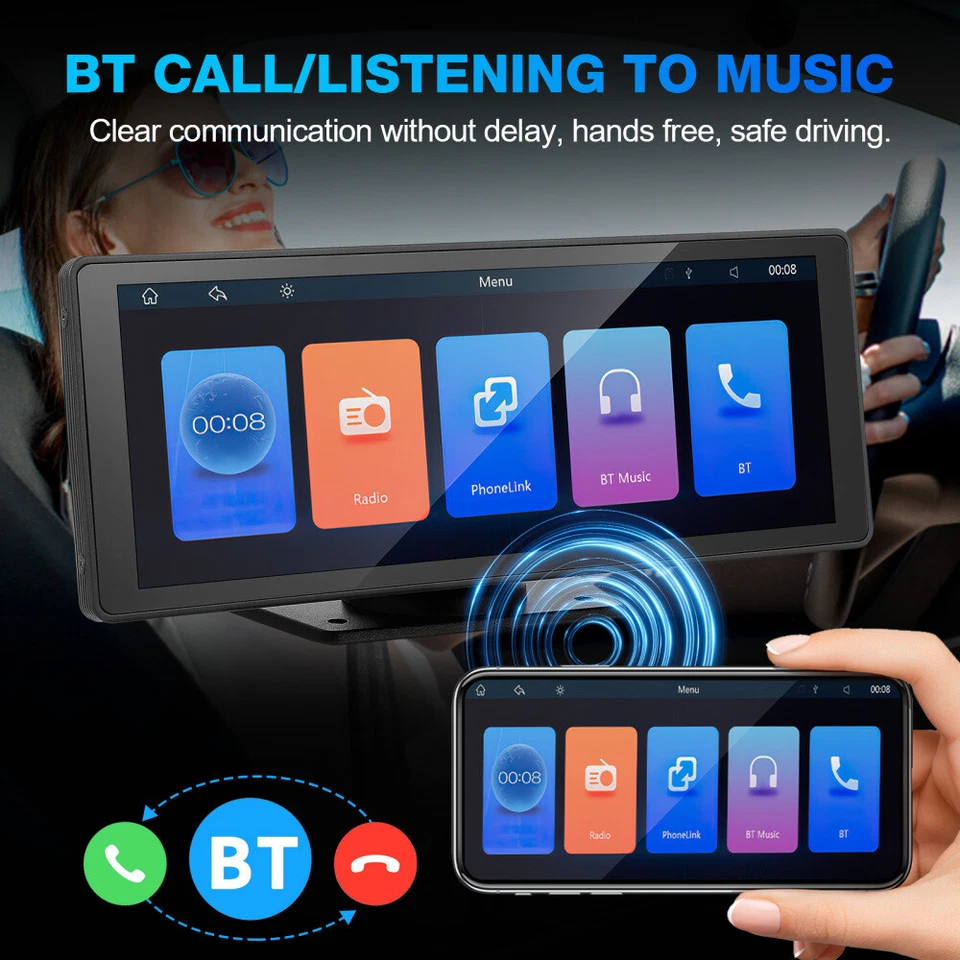 10,26 Zoll Display Carplay & Android Auto Dashcam GPS Navigation Rückfahrkamera - Bild 3 von 4