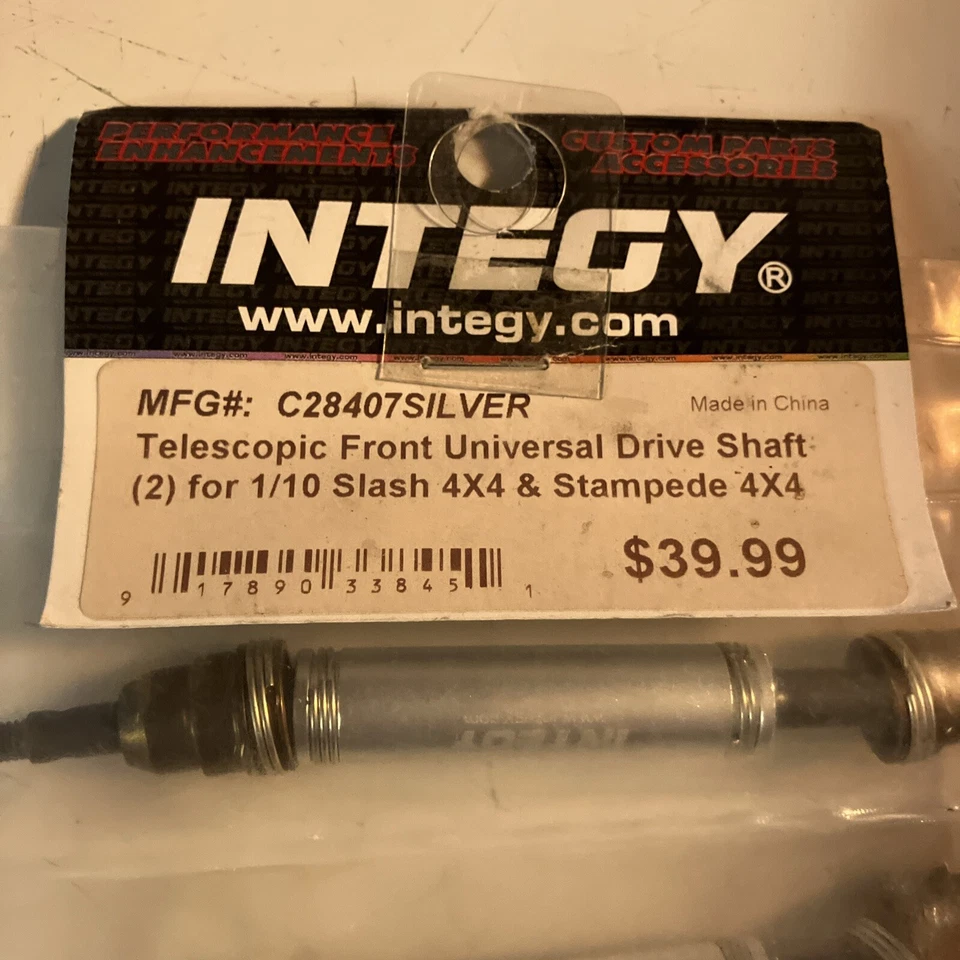 Integy C28407SILVER Telescopic Front Universal Driveshaft Slash 4X4 - Image 4 of 4