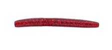 Yamamoto Senko 9B-10-009 Red with Large Blood Red Flake 3 Inch Slim Thin Lures