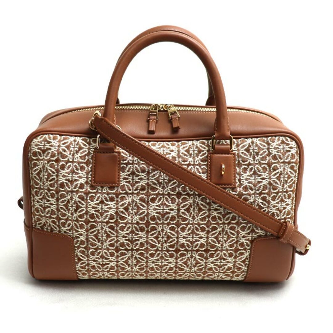 ★送料込★LOEWE Amazona 28アナグラムバッグ 2WAY Loewe Amazona 28 2 Way Shoulder Bag Brown A039N08X02 Handbag