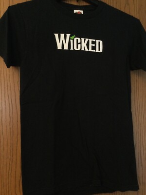 Wicked -  Defy Gravity  - Black Shirt - S - Fruit Of The Loom