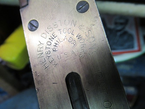 Henry Disston & Sons 27" Brass PLUM Level Keystone Tool Works Pat Oct 29 1912 - Picture 4 of 9