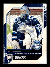 2010-11 ITG Heroes and Prospects Update # 181 Christopher Gibson Card (B75)