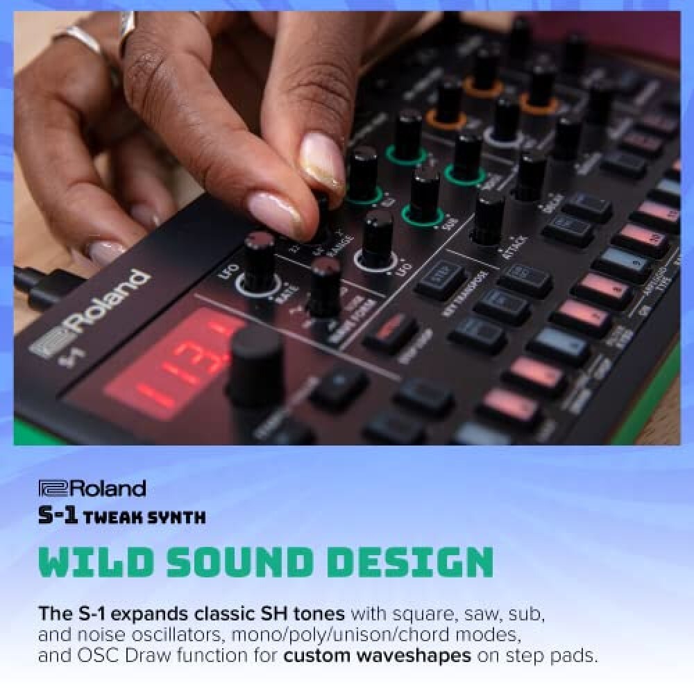 Roland S-1 Tweak Synth Compact Polyphonic Synthesizer Module