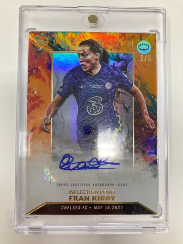 Topps Inception UCC 2023/24 Fran Kirby Chelsea FC Orange Auto