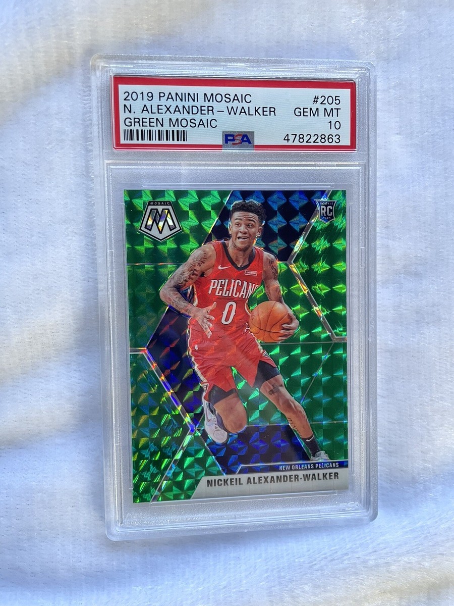 NICKEIL ALEXANDER-WALKER RC 2019-20 MOSAIC GREEN PRIZM ROOKIE SP 