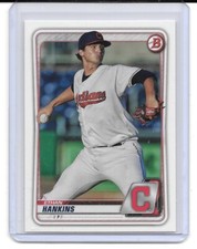 2020 Bowman Paper Prospects Baseball #BP44 Ethan Hankins RC (Indians)