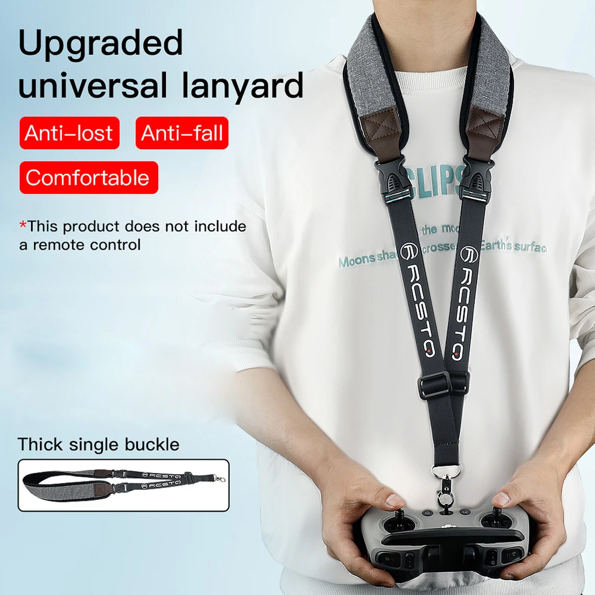 Thick Adjustable Lanyard Neck Strap For DJI FPV Combo Drone Remote