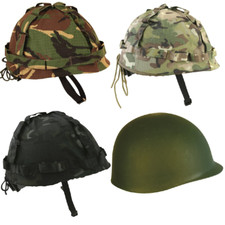 Kombat Kids Childs Fully Adjustable Plastic M1 Army Military Soldier Camo Helmet