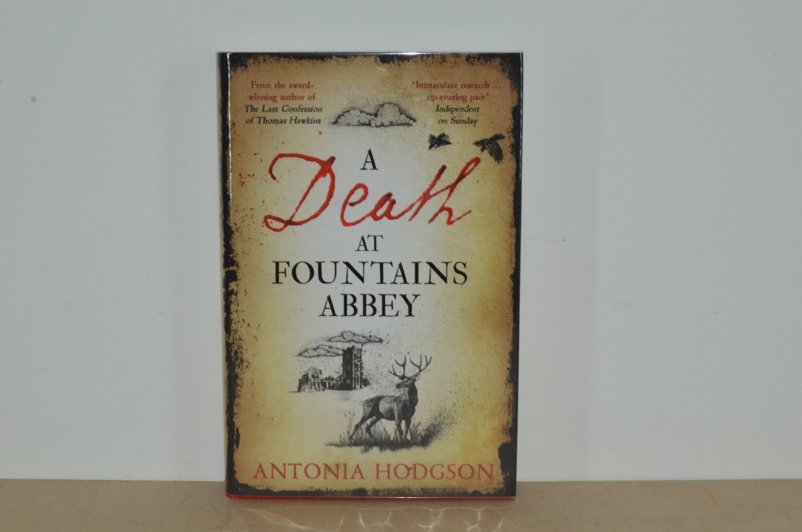 A Death At Fountain's Abbey - Antonia Hodgson - SIGNED First Edition (#44)