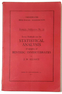 Some Methods for the Statistical Analysis of Samples of Benthic Invertebrates